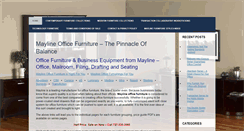 Desktop Screenshot of maylineofficefurniture.com