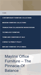 Mobile Screenshot of maylineofficefurniture.com