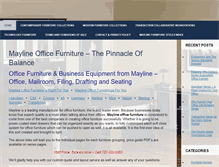 Tablet Screenshot of maylineofficefurniture.com